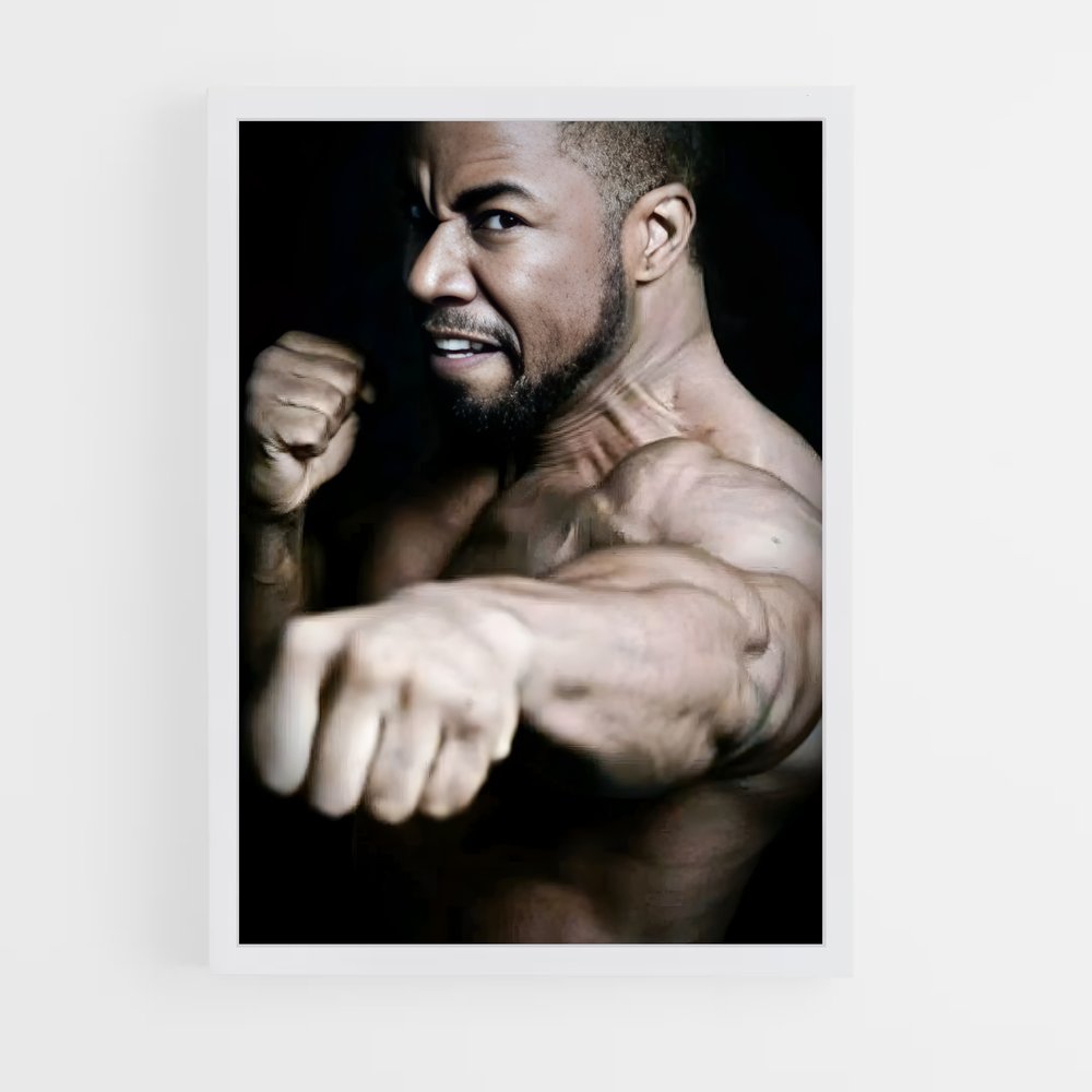 Poster Muscle & Force – affiche Karaté (vue 3)